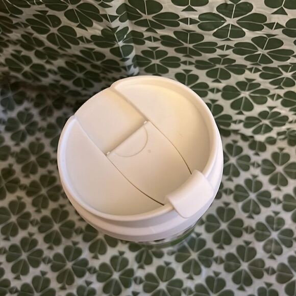 NWT Kate Spade 16oz travel mug Tumbler gold polka dots - Picture 2 of 5